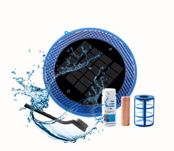 EaazPool Solar Pool Ionizer | Pool cleaning device | Purifies your pool's water | kills algae | Solar power ionizer| Up to 40,000 Gal